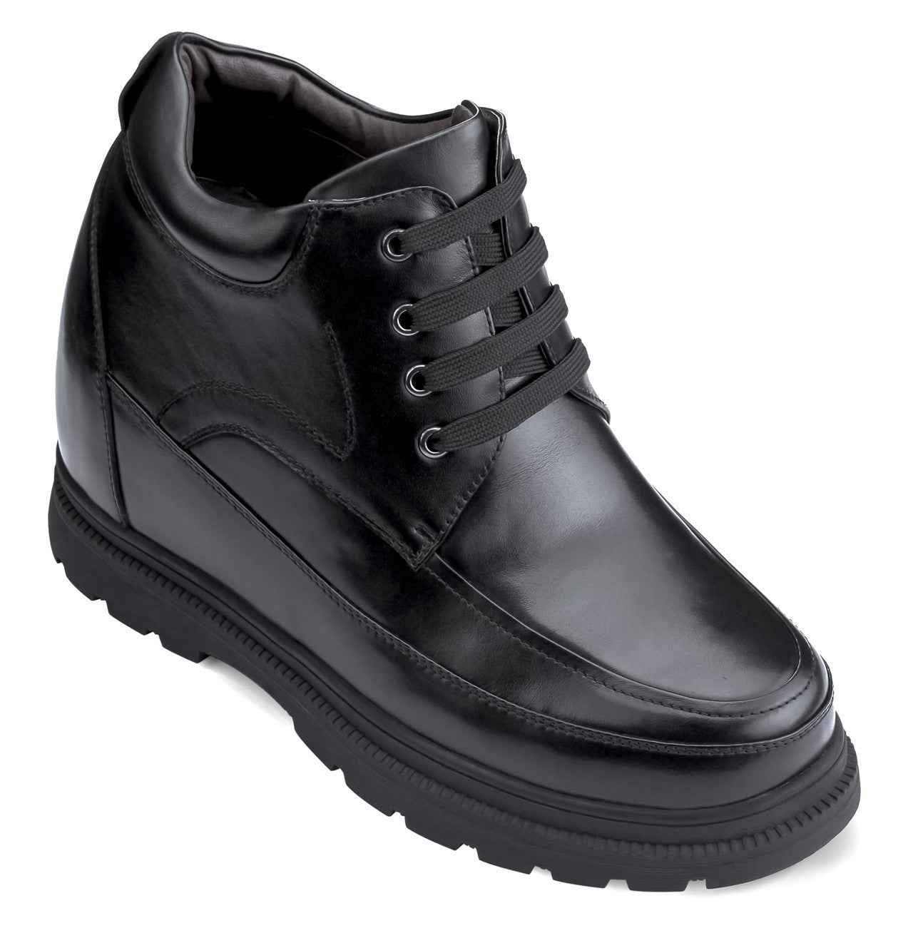 CALDEN Leather Elevator Boots - 5.2 Inches - K511615 Tallmenshoes.com