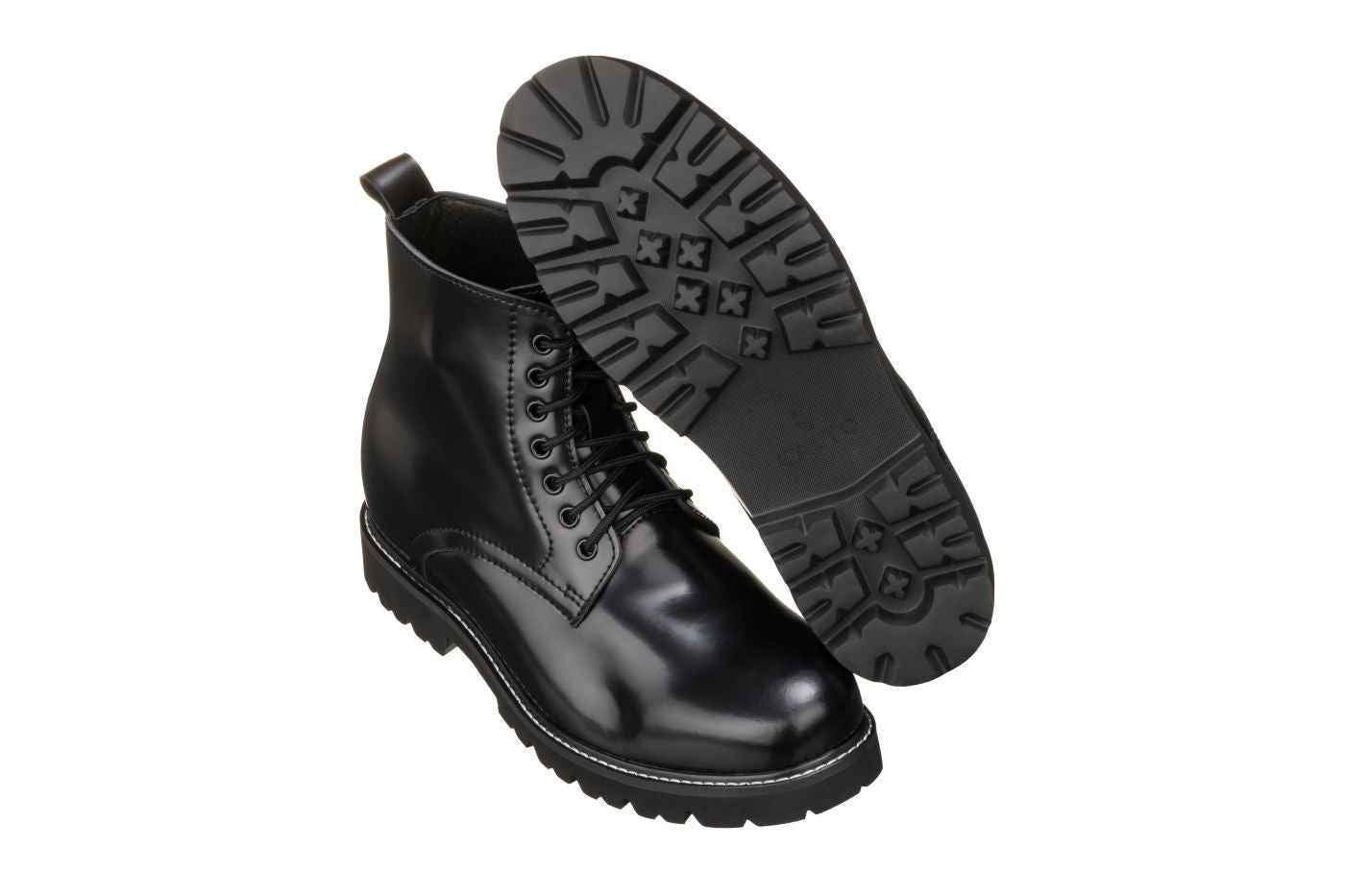 CALTO - K8710 - 3.3 Inches Taller (Black) Tallmenshoes.com