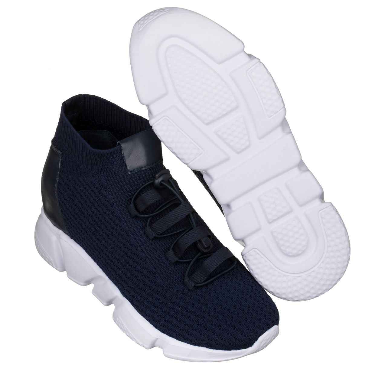 CALTO - H1722 - 3.2 Inches Taller (Dark Blue) - Ultra Lightweight Tallmenshoes.com