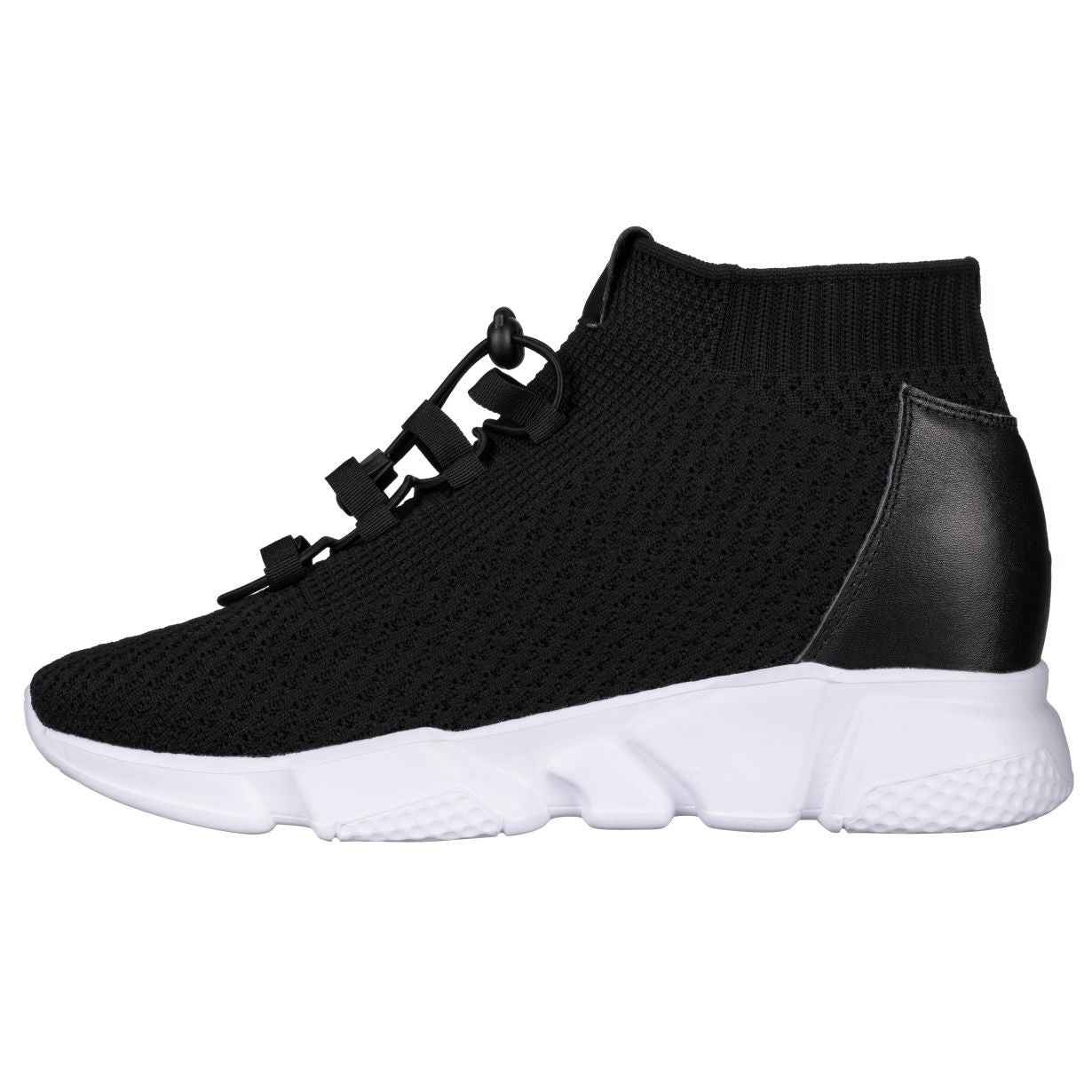 CALTO - H1721 - 3.2 Inches Taller (Black) - Ultra Lightweight Tallmenshoes.com