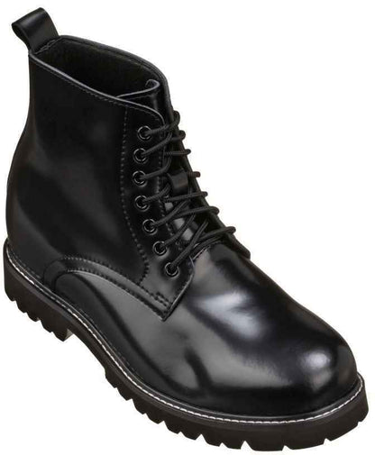CALTO - K8710 - 3.3 Inches Taller (Black) Tallmenshoes.com