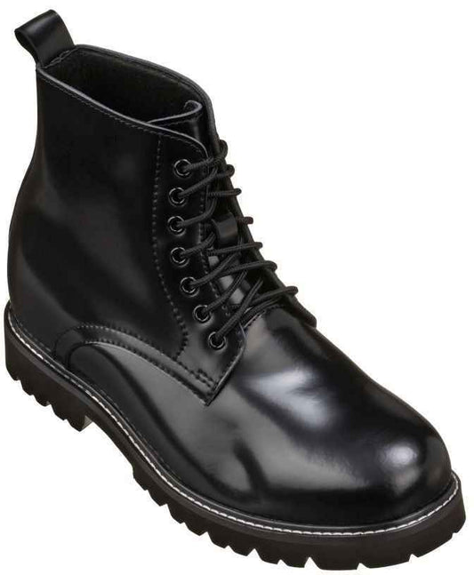 CALTO - K8710 - 3.3 Inches Taller (Black) Tallmenshoes.com