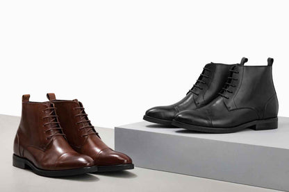 CALTO - K28004 - 2.8 Inches Taller (Dark Brown) Tallmenshoes.com