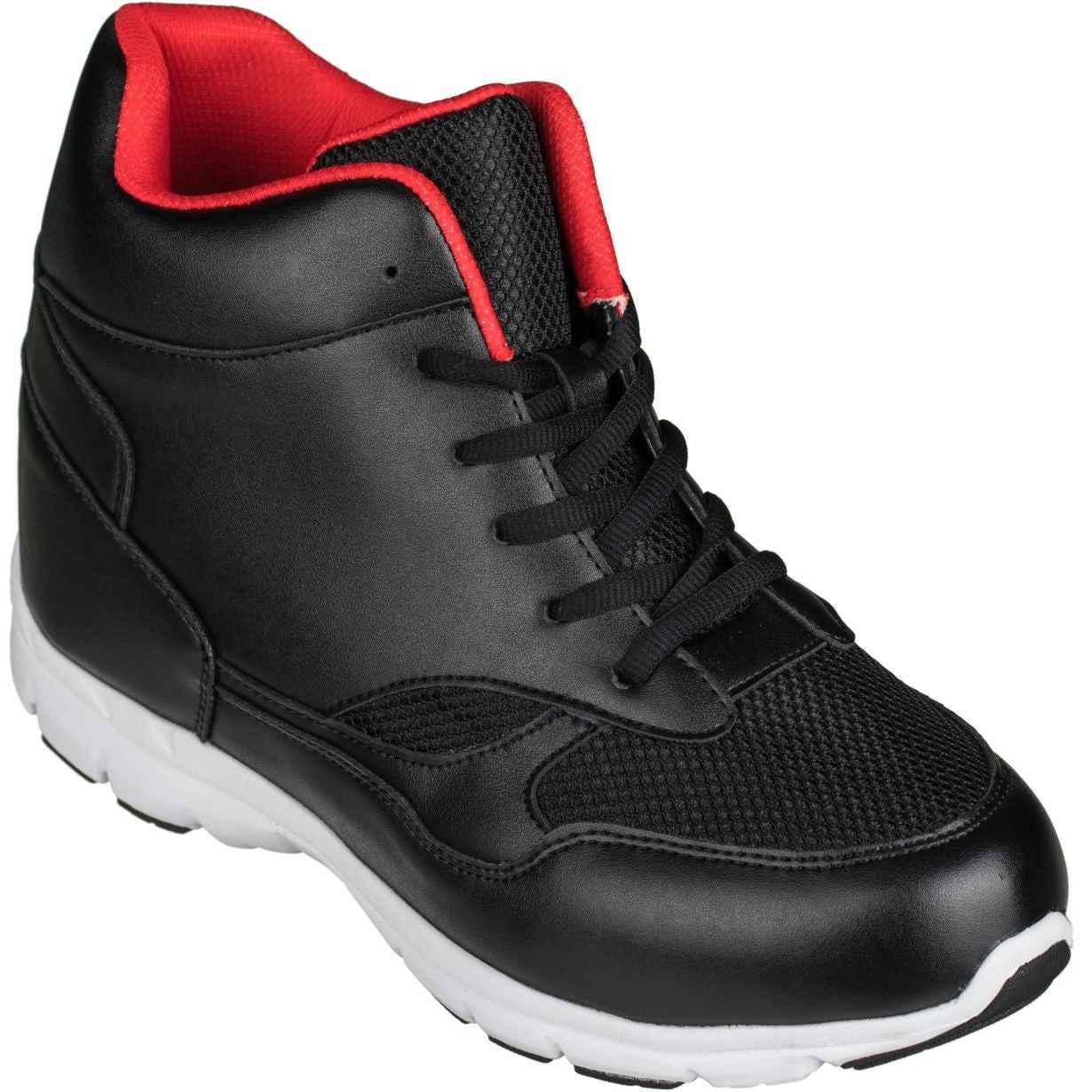 CALTO Leather High-Top Sneakers - Four Inches - G3332 Tallmenshoes.com
