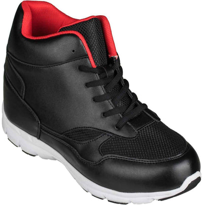 CALTO Leather High-Top Sneakers - Four Inches - G3332 Tallmenshoes.com