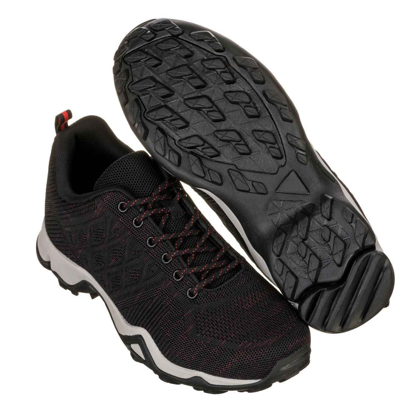 CALTO - Q103 - 2.4 Inches Taller (Black/Red) - Super Lightweight Tallmenshoes.com
