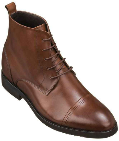 CALTO - K28004 - 2.8 Inches Taller (Dark Brown) Tallmenshoes.com