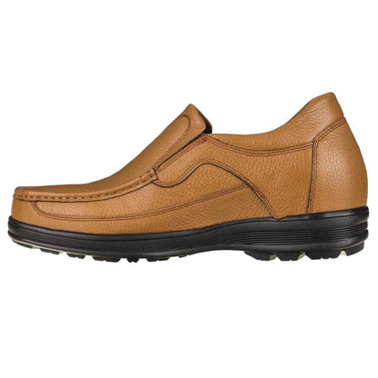 CALTO - G1829 - 3.2 Inches Taller (Tan Brown) - Lightweight Tallmenshoes.com