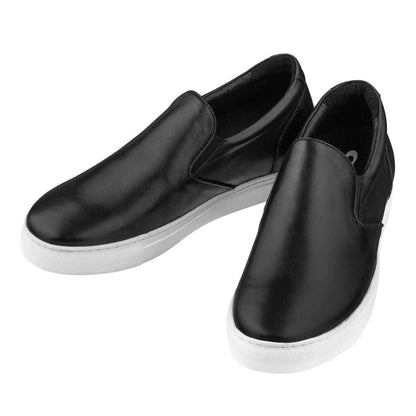 CALTO - T1021 - 2.4 Inches Taller (Black) Nappa Leather - Lightweight Tallmenshoes.com