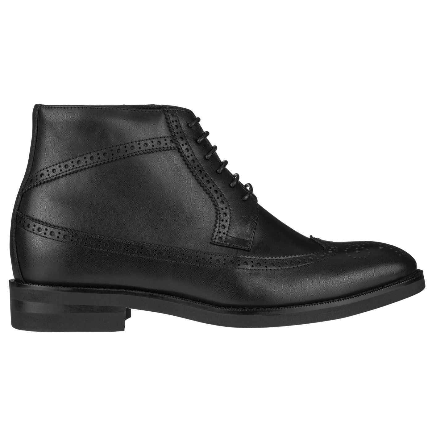 CALTO - S27001 - 3.2 Inches Taller (Black) - Lightweight Tallmenshoes.com