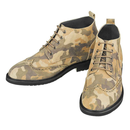 CALTO - S3650 - 3.0 Inches Taller (Camo Brown) - Lightweight Tallmenshoes.com