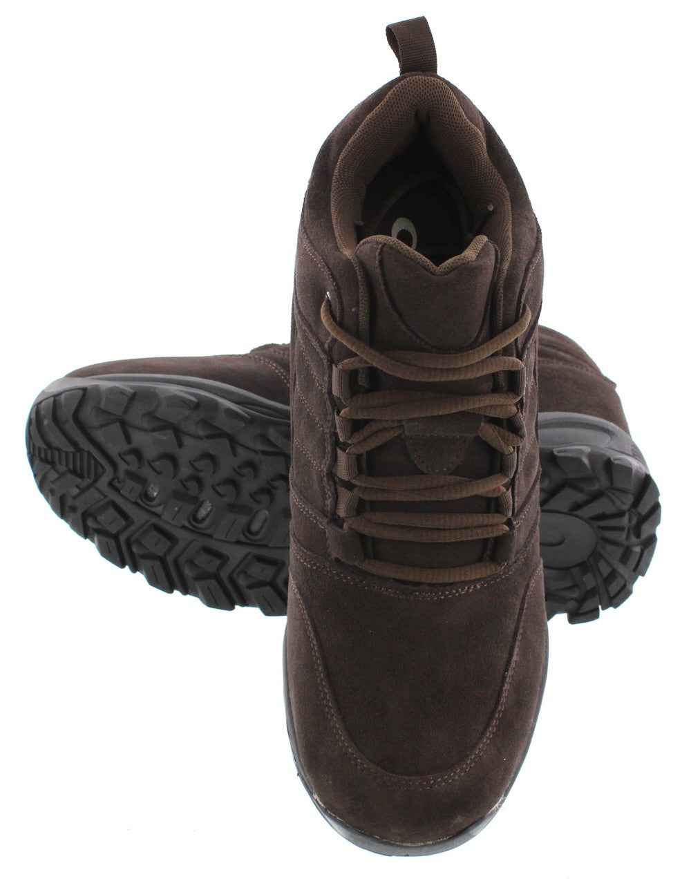 CALTO - H0031 - 4 Inches Taller (Dark Brown) - Hiking Style Boots Tallmenshoes.com