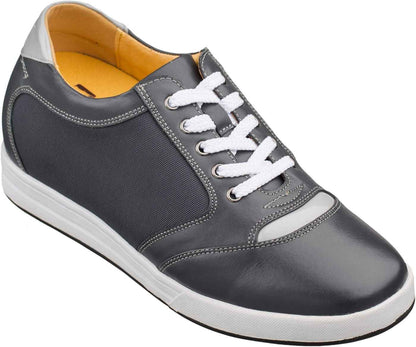 TOTO - A5327 - 3.2 Inches Taller (Grey) Tallmenshoes.com
