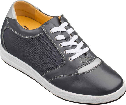 TOTO - A5327 - 3.2 Inches Taller (Grey) Tallmenshoes.com