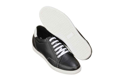 CALTO - K0081 - 2.5 Inches Taller (Black/White) Tallmenshoes.com