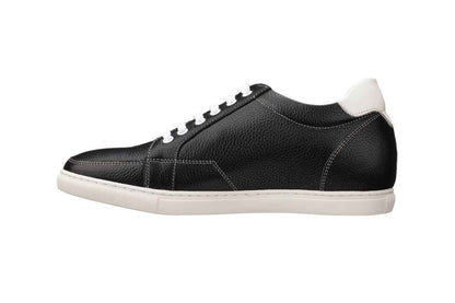 CALTO - K0081 - 2.5 Inches Taller (Black/White) Tallmenshoes.com