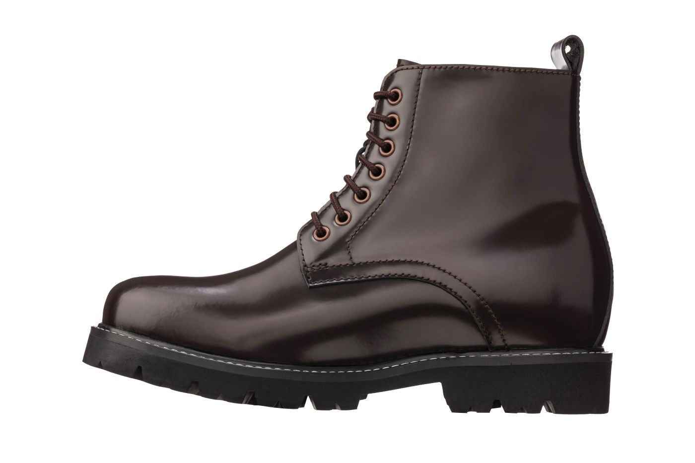 CALTO - K8711 - 3.3 Inches Taller (Dark Brown) Tallmenshoes.com
