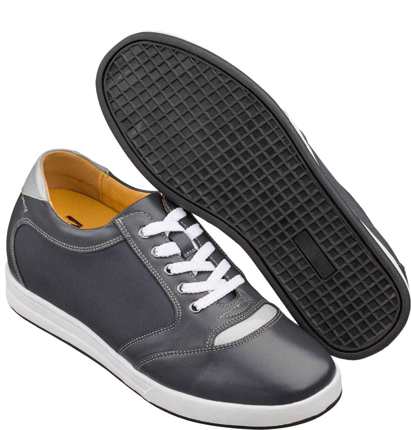 TOTO - A5327 - 3.2 Inches Taller (Grey) Tallmenshoes.com