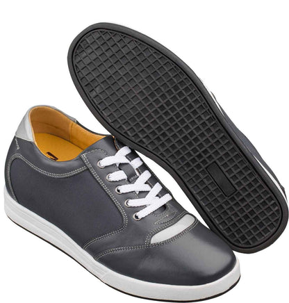 TOTO - A5327 - 3.2 Inches Taller (Grey) Tallmenshoes.com
