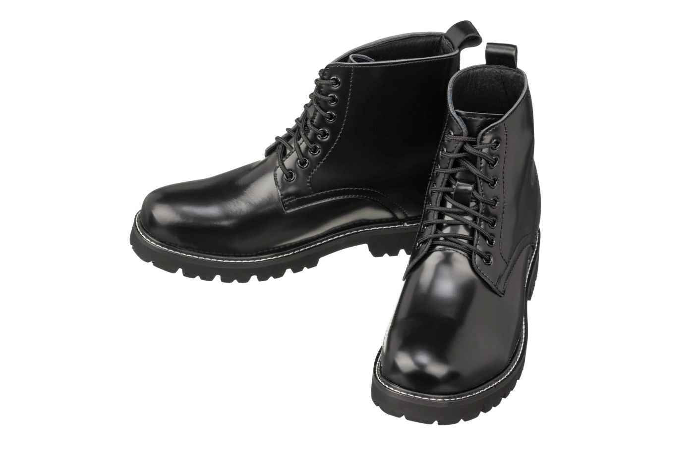 CALTO - K8710 - 3.3 Inches Taller (Black) Tallmenshoes.com