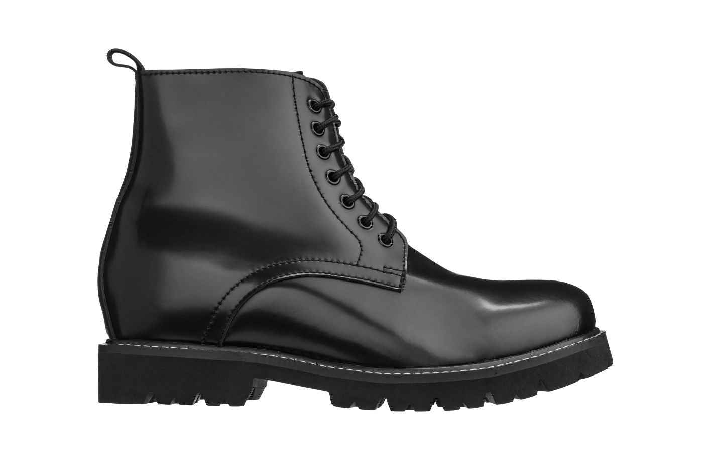 CALTO - K8710 - 3.3 Inches Taller (Black) Tallmenshoes.com