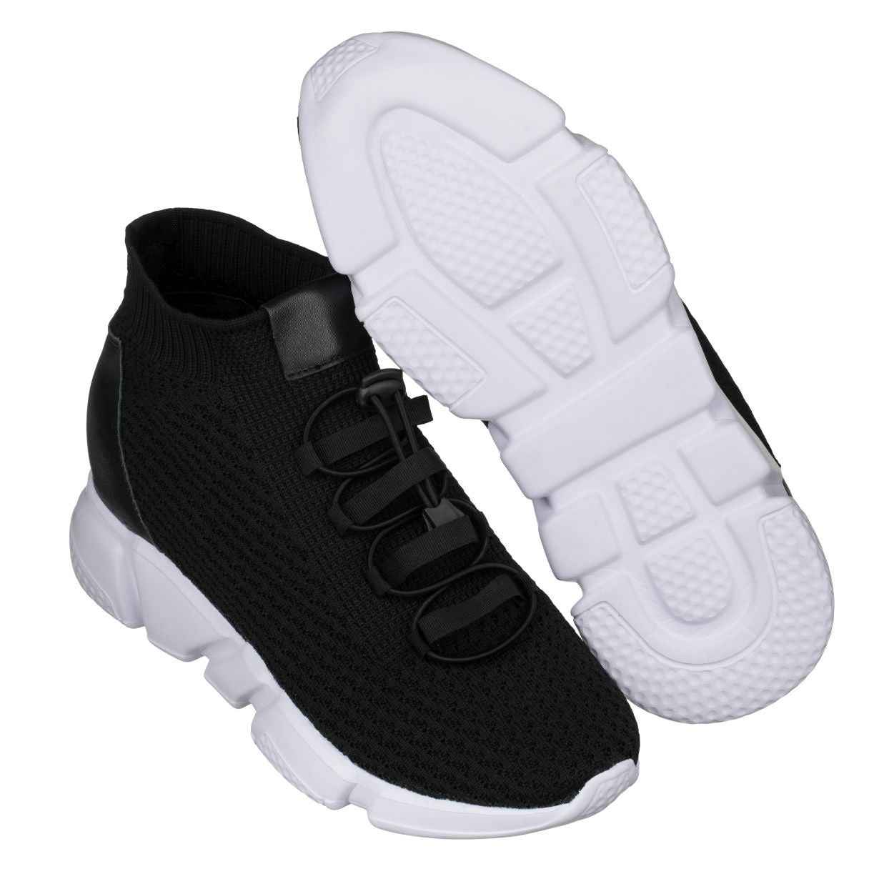 CALTO - H1721 - 3.2 Inches Taller (Black) - Ultra Lightweight Tallmenshoes.com