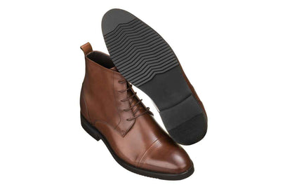 CALTO - K28004 - 2.8 Inches Taller (Dark Brown) Tallmenshoes.com