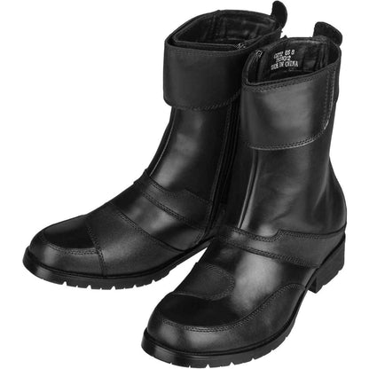 CALTO Zipper High-Top Biker Boots - 3.3 Inches - G6252 Tallmenshoes.com