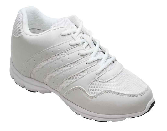 CALTO - G8818 - 3.2 Inches Taller (White) - Super Lightweight Tallmenshoes.com