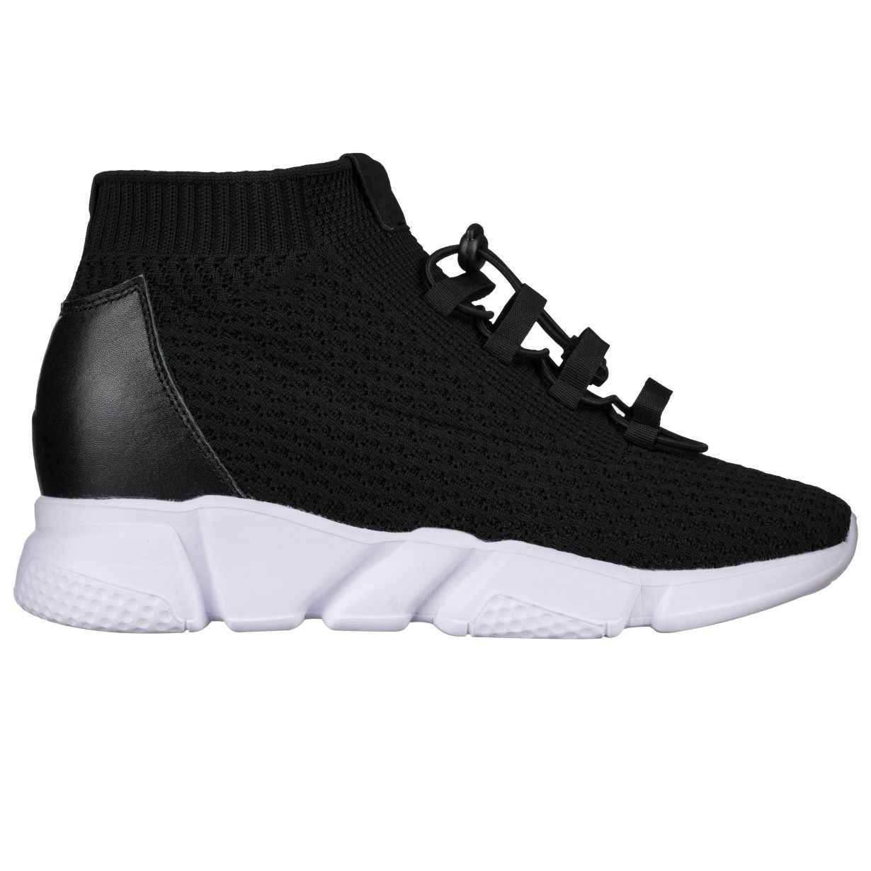 CALTO - H1721 - 3.2 Inches Taller (Black) - Ultra Lightweight Tallmenshoes.com