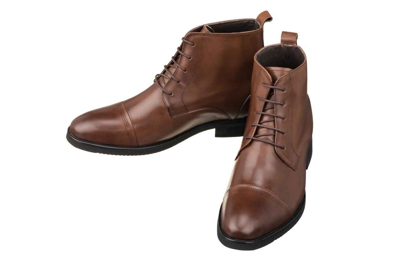CALTO - K28004 - 2.8 Inches Taller (Dark Brown) Tallmenshoes.com