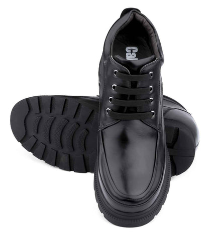 CALDEN Leather Elevator Boots - 5.2 Inches - K511615 Tallmenshoes.com
