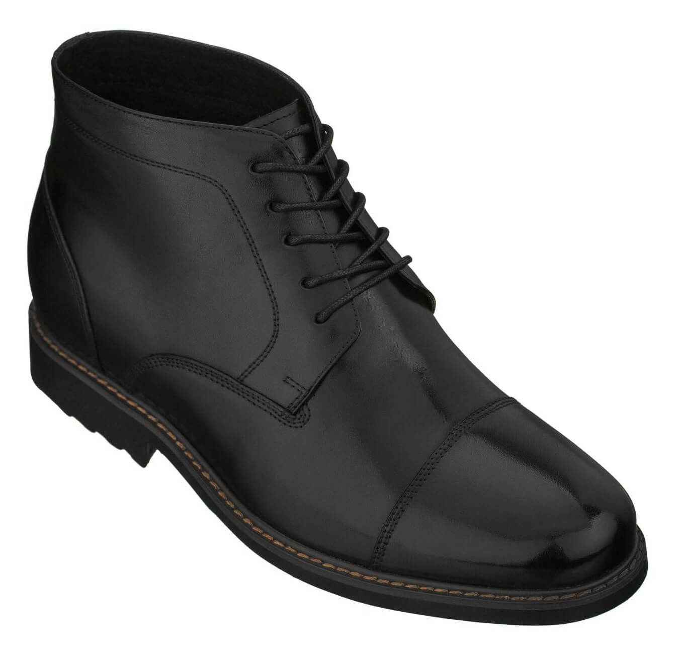 CALTO - Y41080 - 3.2 Inches Taller (Black) Tallmenshoes.com