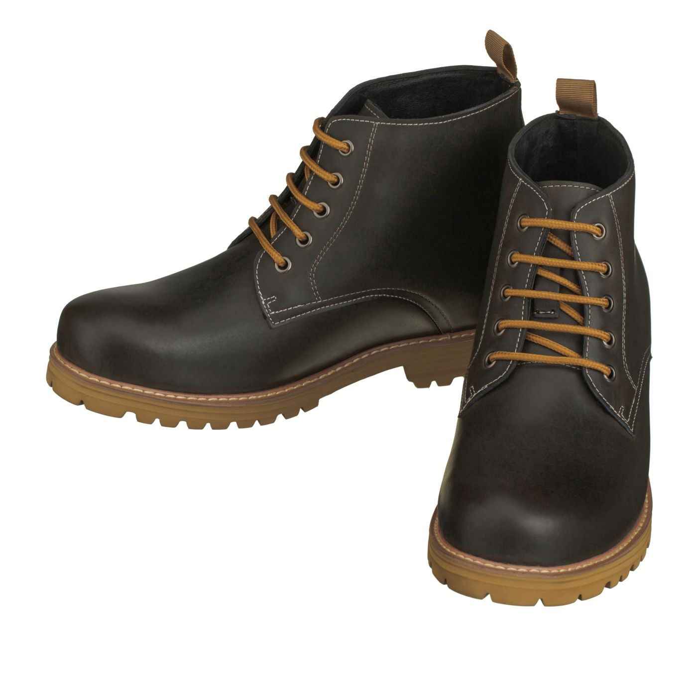 CALTO - S8750 - 3.4 Inches Taller (Black) Tallmenshoes.com
