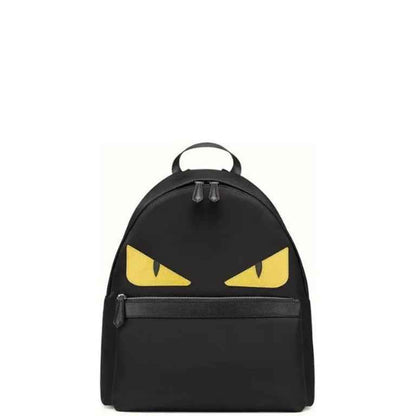 FD BACKPACK HALLOWEEN BLACK WITH YELLOW EYES BAG 40CM