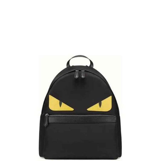 FD BACKPACK HALLOWEEN BLACK WITH YELLOW EYES BAG 40CM